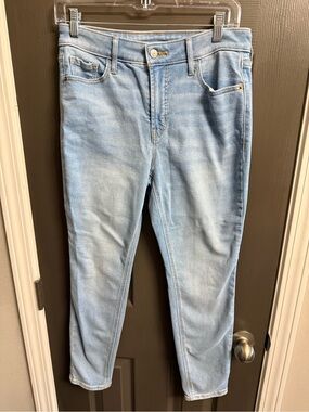 Old Navy Women's High-Rise Rockstar Skinny Jeans - Light Blue
